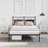 vidaXL Cadre de lit sans matelas ch&ecirc;ne fum&eacute; 120x200 cm bois ing&eacute;nierie