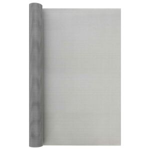 vidaXL &Eacute;cran en maille 80 x 2000 cm 30 Mesh Acier Inoxydable 201
