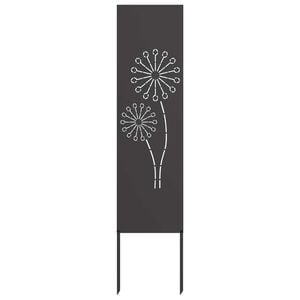 vidaXL &Eacute;cran de confidentialit&eacute; de jardin Fretwork Noir 32 x 140 cm