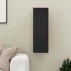 vidaXL Meuble TV Noir 30,5x30x90 cm Bois d&rsquo;ing&eacute;nierie