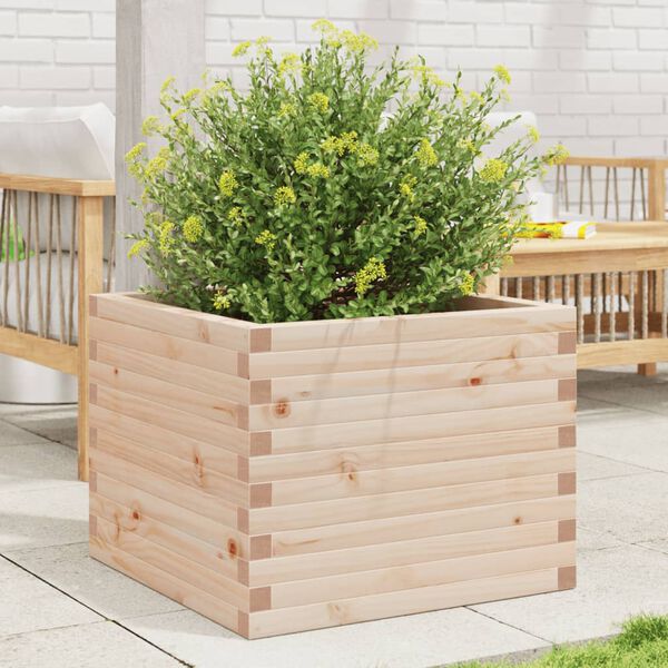 vidaXL Jardini&egrave;re 60x60x46 cm bois de pin massif