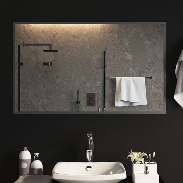 vidaXL Miroir de salle de bain &agrave; LED 60x100 cm