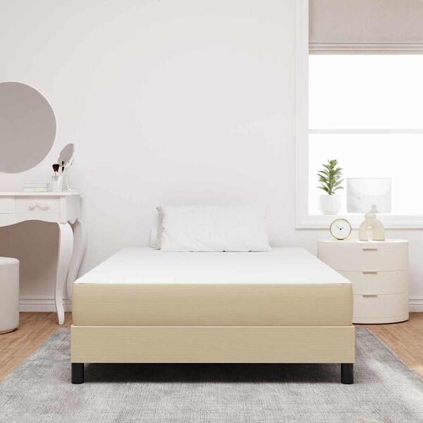 vidaXL Matelas de Lit avec matelas Sauge 120 x 200 cm tissu