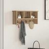 vidaXL Porte-manteau mural ch&ecirc;ne artisanal 50 x 16 x 26 cm