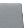 vidaXL T&ecirc;te de lit capitonn&eacute;e Gris clair 75 cm Pin massif