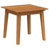 vidaXL Table d'appoint Marron 45 x 45 x 40 cm Bois d'Acacia Massif