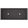 vidaXL Bac de jardin sur&eacute;lev&eacute; Noir 60 x 26 x 45 cm Acier