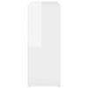 vidaXL Buffet Blanc brillant 60x30x75 cm Bois d'ing&eacute;nierie