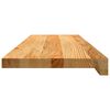 vidaXL Appuis de fen&ecirc;tre 2 pcs marron clair bois de ch&ecirc;ne massif