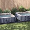 vidaXL B&acirc;che de piscine gris clair 640x321 cm g&eacute;otextile polyester