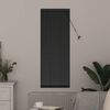 vidaXL Store de Fen&ecirc;tre avec des rideaux Noir Aluminium