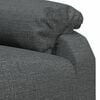vidaXL Fauteuil inclinable Gris fonc&eacute; Tissu