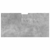 vidaXL Ensemble de mobilier de salle de bain 3 pcs Gris b&eacute;ton