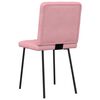 vidaXL Chaises &agrave; manger lot de 2 Rose Velours