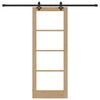 vidaXL Porte coulissante Naturel 78 x 202 cm