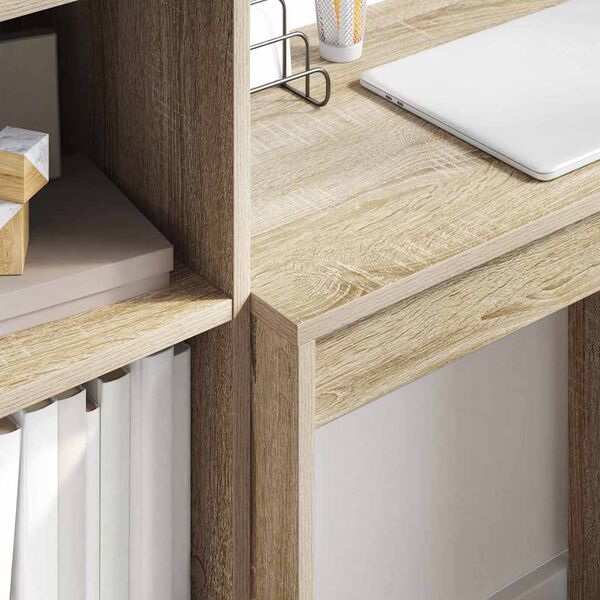 vidaXL Bureau avec tiroir 2 pcs Ch&ecirc;ne Sonoma