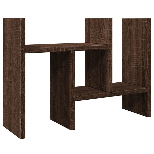 vidaXL Organisateur de bureau ch&ecirc;ne marron 34,5x15,5x35,5 cm