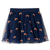 Jupe avec tulle pour enfants bleu marine 128