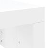 vidaXL Table basse blanc 102x50x36 cm bois d'ing&eacute;nierie