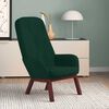vidaXL Chaise de relaxation Vert fonc&eacute; Velours
