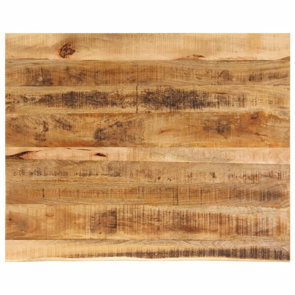 vidaXL Dessus de table 90x80x2,5 cm bord vif bois massif manguier brut