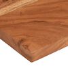vidaXL Dessus de table 60x20x2,5 cm rectangulaire bois massif d'acacia
