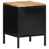 vidaXL Cabinet de chevet 2 pcs Marron et Noir 30 x 30 x 40 cm