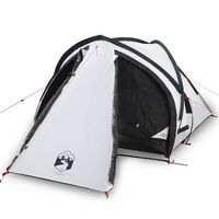 vidaXL Tente de camping 2 personnes blanc tissu occultant imperméable