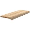 vidaXL Marches d'escalier 8 pcs non trait&eacute; 70x30x2cm bois ch&ecirc;ne massif