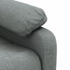 vidaXL Fauteuil inclinable Gris fonc&eacute; Tissu