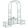 vidaXL Arche de jardin avec verrouillage Vert 203 x 50 x 218 cm