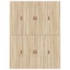 vidaXL Cadre de lit Ch&ecirc;ne sonoma 150 x 200 cm Bois d'ing&eacute;nierie
