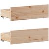 vidaXL Lit bibliothèque sans matelas 100x200 cm bois massif de pin