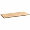 vidaXL Plan de travail de cuisine bois de ch&ecirc;ne massif rectangulaire