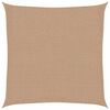 vidaXL Voile d'ombrage 160 g/m&sup2; Taupe 2x2 m PEHD