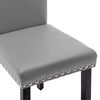 vidaXL Chaises &agrave; manger lot de 6 gris similicuir
