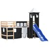 vidaXL Lit mezzanine enfants avec tour sans matelas 90x200 cm
