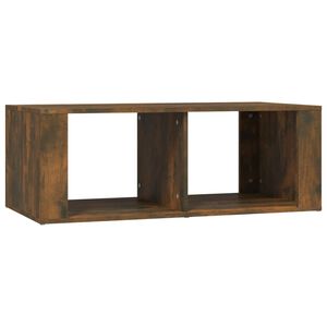 vidaXL Table basse Ch&ecirc;ne fum&eacute; 100x50x36 cm Bois d'ing&eacute;nierie