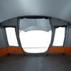 vidaXL Tente de camping tunnel 5 personnes gris et orange imperm&eacute;able