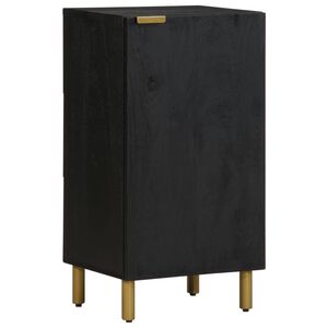 vidaXL Buffet noir 40x33x75 cm bois d'ing&eacute;nierie