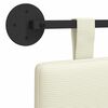 vidaXL T&ecirc;te de lit suspendue Montage mural Uni Cr&egrave;me 170 x 55 x 5 cm