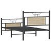 vidaXL Cadre de lit sans matelas ch&ecirc;ne sonoma 90x200 cm