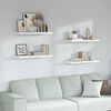 vidaXL &Eacute;tag&egrave;re Murale 4 pcs Marbre blanc 90 x 23,5 x 4 cm