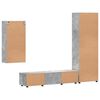 vidaXL Ensemble meuble TV FLORIN Gris b&eacute;ton Bois d'ing&eacute;nierie