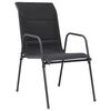 vidaXL Mobilier de salle &agrave; manger d'ext&eacute;rieur 11 pcs Acier