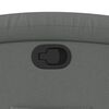 vidaXL Fauteuil inclinable en tissu gris fonc&eacute;