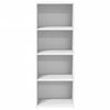 vidaXL Buffet haut blanc 45x41x124 cm bois d'ing&eacute;nierie