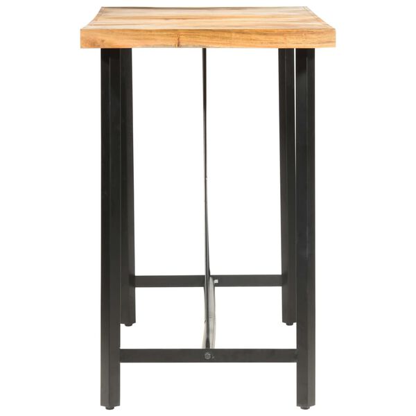 vidaXL Table de bar 180x70x107 cm bois d'acacia massif