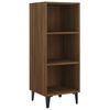 vidaXL Buffet ch&ecirc;ne marron 34,5x32,5x90 cm bois d'ing&eacute;nierie