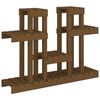 vidaXL Support &agrave; plantes Marron miel 104,5x25x77,5 cm Bois massif pin
